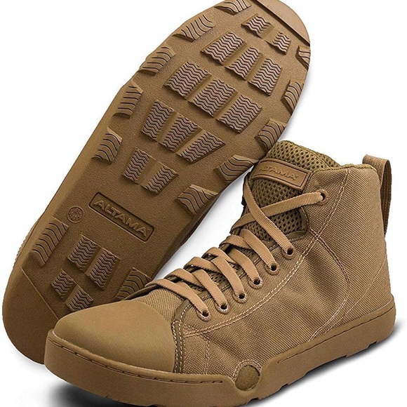 Altama Men’s Maritime Assault Mid Boots Coyote Size 9 / EU 42 Tactical Military - Picture 1 of 8
